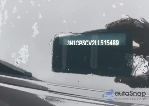 2020 Nissan Kicks Sv Xtronic Cvt from USA, damaged, VIN 3N1CP5CV2LL515489